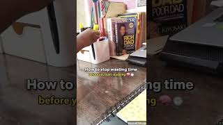 Stop WASTING time and start STUDYING 🧠⏱️ #shorts #youtubeshorts #study #studygram #ytshorts