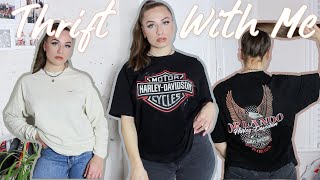 THRIFT/CHARITY SHOP with me (UK) & TRY ON HAUL