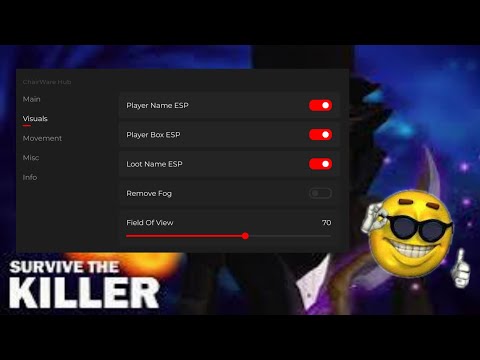 Survive the Killer! Script / Hack GUI | Auto Farm Item, Kill All, Auto Win, ESP, TPs & More pastebin
