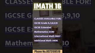 Online Math class for IGCSE #igcse #exam #viral #education