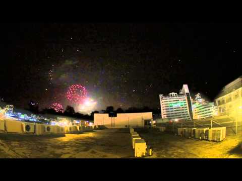 11 hrs. Aircon Party - Multiple air conditioning units on a hotel rooftop