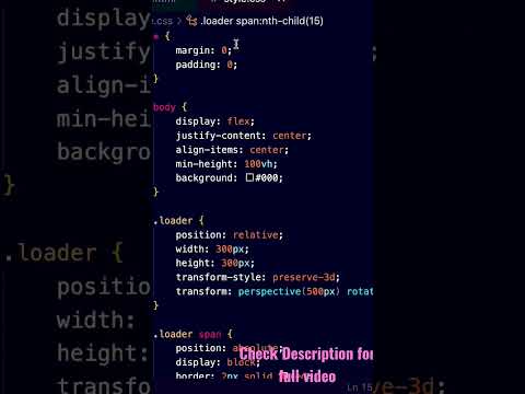 CSS Wavy Circles Loading  Animation #shorts #reels