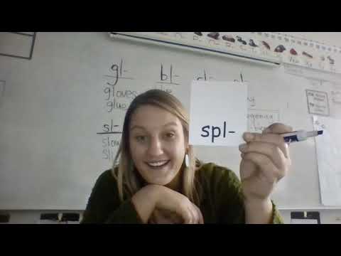Phonics lesson #6 (beginning l-blends)