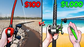 $100 vs $1,000 Saltwater Budget Fishing Challenge