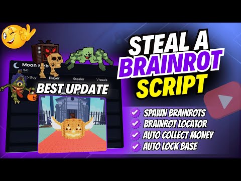 ⚡ New Steal a Brainrot Script | Auto Steal, Instant Steal, Brainrot Locator & Invisible Mode & More