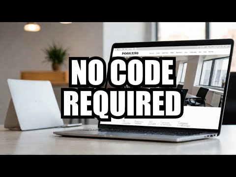 Create a Portfolio Website (FREE & NO CODING)