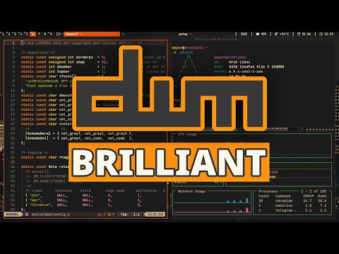 dwm - the Brilliant Window Manager