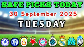 FOOTBALL PREDICTIONS TODAY 30 September 2025#sportsbetting#how#gambling#uefachampionsleague #europa