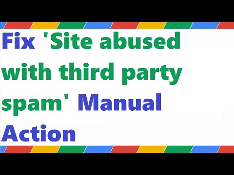 Fix "Site Abused with Third-Party Spam" Manual Action in Google Search Console