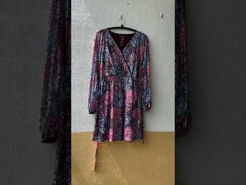 Sequin dress 🪩💃🏻 #myntrahaul #ajiohaul