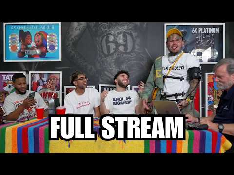 6ix9ine And Adin Ross FULL STREAM!  (w/ N3on, Antonio Brown, and Ben Da Donn)