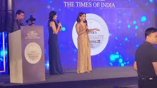 Finest Female Anchor | Celeb Events | Award Ceremony| Times Of India