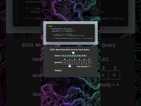 💎 LeetCode 2070: Most Beautiful Item for Each Query Explained! 🚀