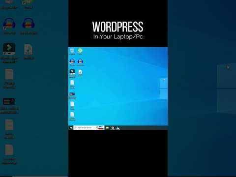 install wordpress on your pc #shorts