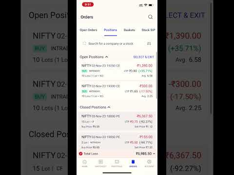 📉📉📉#nifty na kiya barbad🥹🥹🤑🤑🤑never give up📈📈📈📈