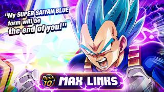 REALM OF GODS NOW TOP TIER!! INT Vegeta Blue Super EZA First Look 100% | Dragon Ball Z Dokkan Battle