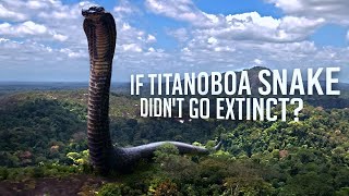 What If Titanoboa Snake Didn't Go Extinct? #eldddir #eldddir_animals #eldddir_earth
