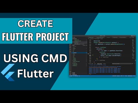 How to Create a Flutter App Using CMD or Terminal (Step-by-Step)