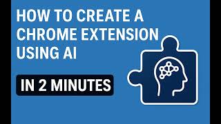 how to make chrome extension using AI in 2 Minutes | screenshot extension 