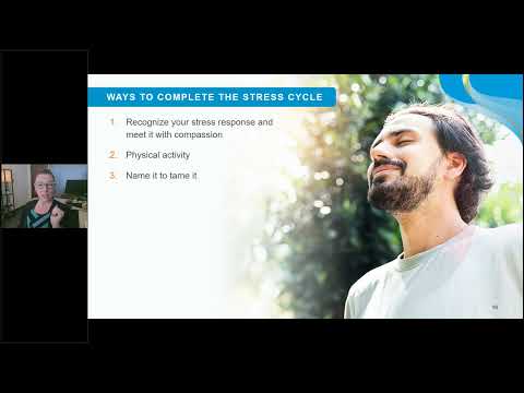 Staff Wellness & Health Booster Sessions –  Preventing Burnout by Completing the Stress Cycle Part 3