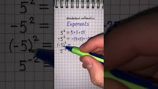 Exponents📚💡 #maths #mathematics #study #knowledge #school