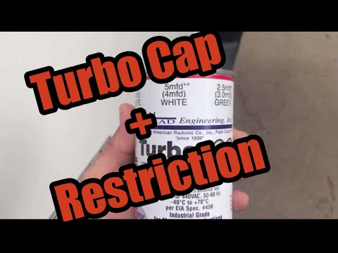 Turbo Cap and Piston Restriction-HVAC Service Call
