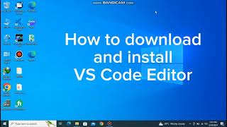 How to download & Install Visual Studio Code on Windows 10 Complete Guide| C Tech Programmer