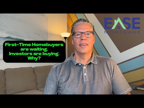 First-Time Homebuyers Are Waiting.  Investors Are Buying.  Why?  #realestate #firsttimehomebuyer