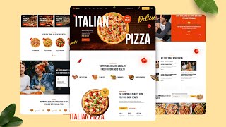 Responsive Restaurant Website Design Using HTML CSS & JavaScript