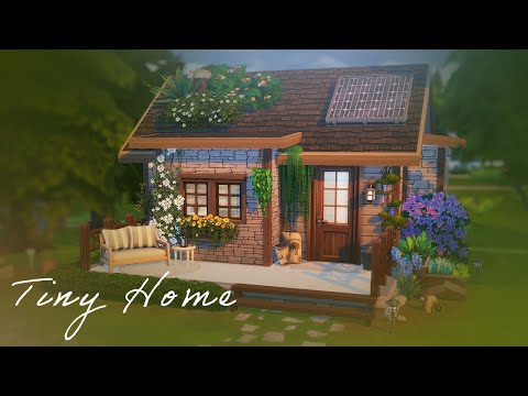 Sims 4 || Tiny Home Speedbuild || Timelapse || No Talking