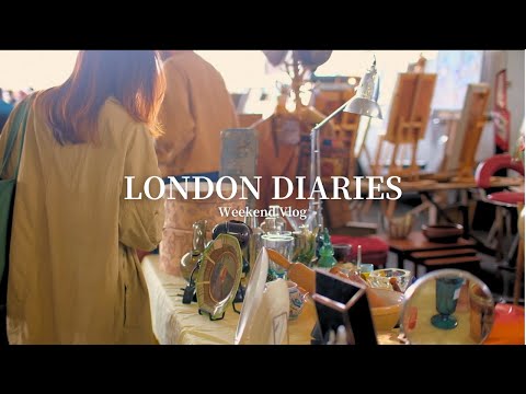 WEEKEND VLOG|3 things changed me by living in London|  shopping at East lnd, vintage flea market