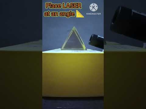 Refraction Of Light Through Prism with LASER | Most Important for Class 10 & 12th Science