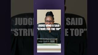 Judge Vonda B said “Strive for the top” #motivation #inspiration #JudgeVondaB @JudgeVondaB