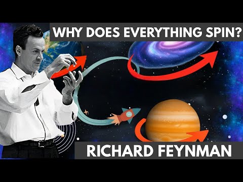 Richard Feynman Explains Why Does EVERYTHING Spin? From Atoms to Galaxies