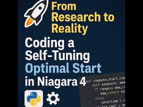 Vibe Coding a Self-Tuning Optimal Start in Niagara 4!