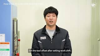 Service tip.04 [EN] - How to set TC work shift and tool offset