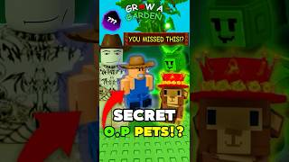 😱*HURRY* You MISSED These SECRET PETS?! (GNOME PET) | Grow A Garden Green Bean Update #growagarden