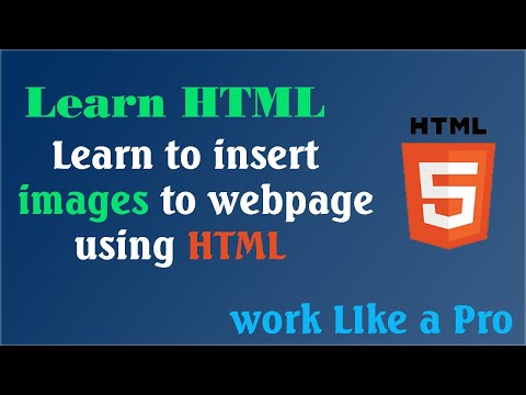 How to insert images in HTML