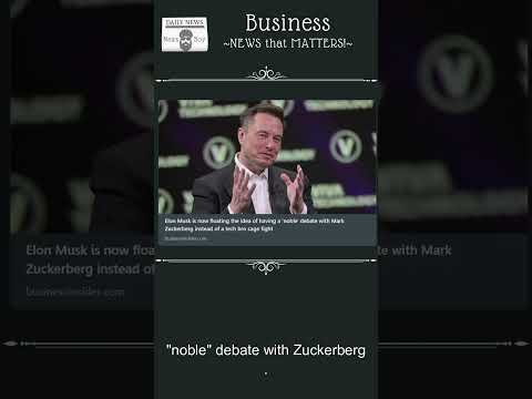 Musk & Zuck   battle of words