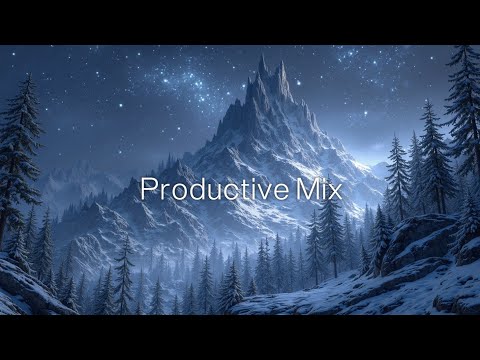 Starry Mountain Night Concentration Mix 🎧🌌