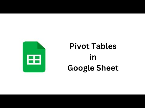 Pivot Tables Google Sheet - How to use Pivot Tables in Google Sheet