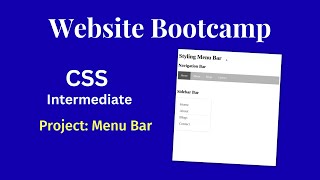 CSS Intermediate - [3.10] Styling Menu Bar
