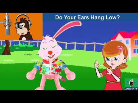 Do-Your-Ears-Hang-Low...By Kids | Animated Nursery Rhymes & Kids Songs With Lyrics By KidsFun TV