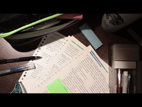 RAINY DAY STUDY WITH ME - ASMR // STUDY SERIES