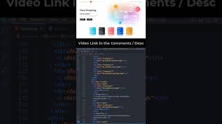 Landing Page with HTML, CSS, and JavaScript #shorts