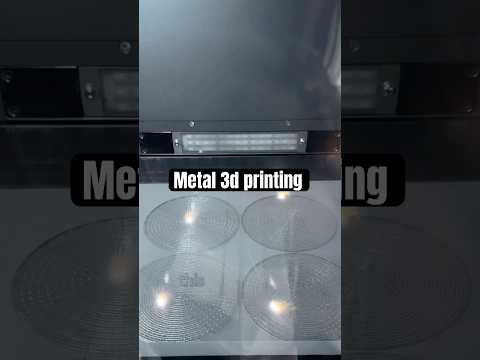 3d printing of metal / SLM / Laser powder bed fusion #3dprinting #metalprinting #jewelry