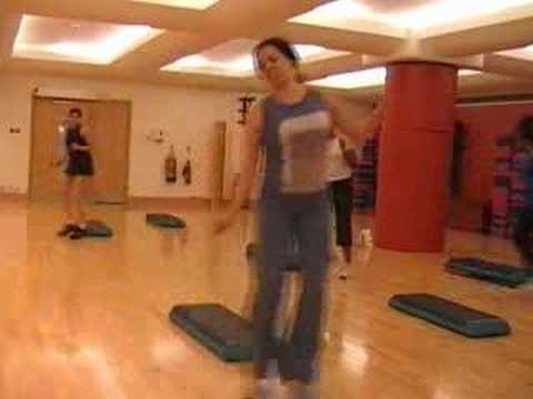 Step Aerobics with my extreme stepaholics