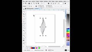 Flower shape design in Corel draw #coreldrawtutorialhindi #graphicdesign #shorts #short