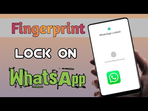 How to Setup Fingerprint on WhatsApp | New Update 2019