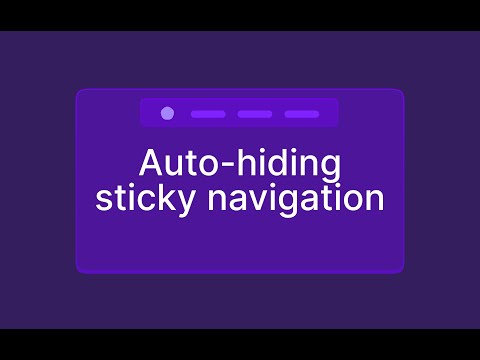 Auto-hiding Sticky Navigation With Framer Motion In 10 Minutes